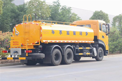 高效多能，環(huán)保先鋒 國六東風(fēng)天龍后八輪20噸灑水車與洗掃車解析